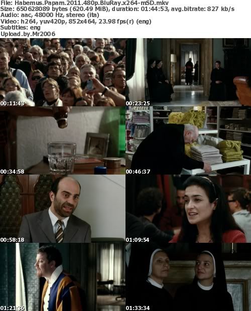 Habemus Papam (2011) 480p BluRay x264 - mSD