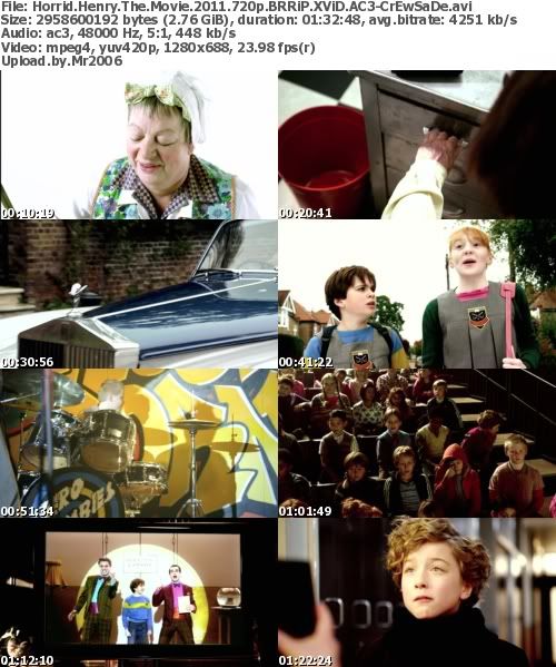 Horrid Henry: The Movie (2011) 720p BRRiP XViD AC3-CrEwSaDe