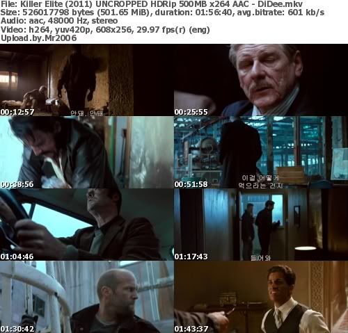 Killer Elite (2011) UNCROPPED HDRip x264 AAC - DiDee