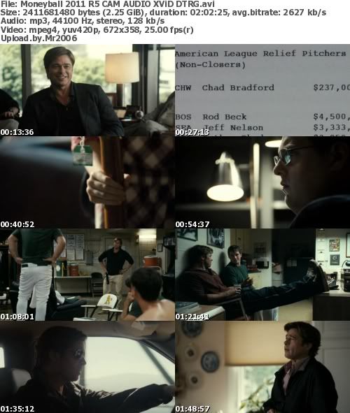 Moneyball (2011) R5 CAM AUDIO XViD-DTRG