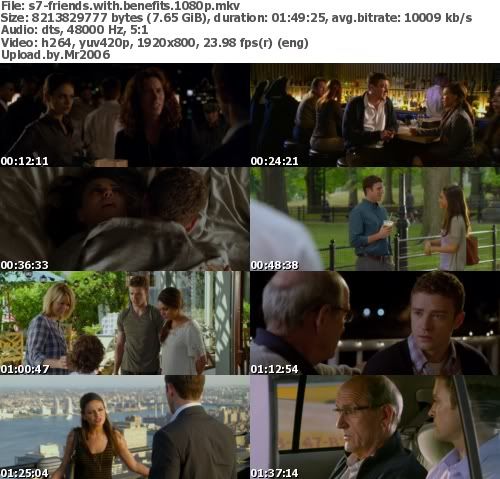 Friends With Benefits (2011) 1080p BluRay x264-SECTOR7