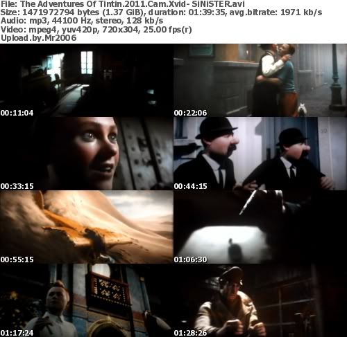 The Adventures Of Tintin (2011) Cam Xvid-SiNiSTER