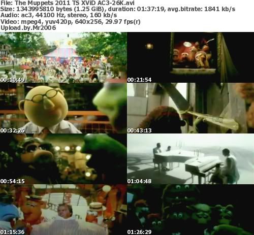 The Muppets (2011) TS XViD AC3-26K