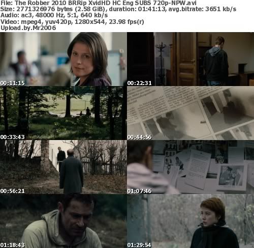 The Robber (2010) BRRip XvidHD HC Eng SUBS 720p-NPW