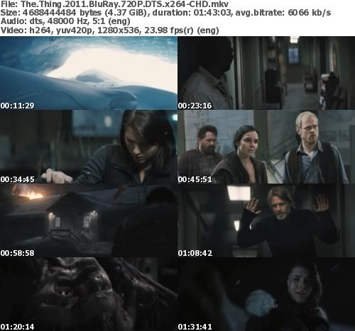 The Thing (2011) Repack BluRay 720P DTS x264-CHD