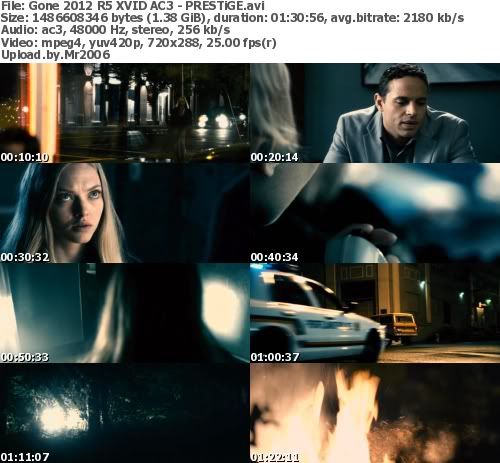 Gone (2012) R5 XVID AC3 - PRESTiGE Gone (2012) R5 XVID AC3 - PRESTiGE