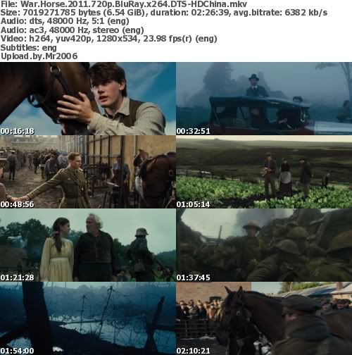 War Horse (2011) 720p BluRay x264 DTS-HDChina