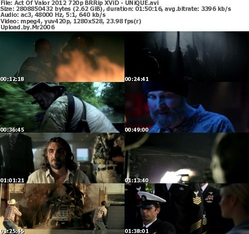 Act Of Valor (2012) 720p BRRip XViD - UNiQUE