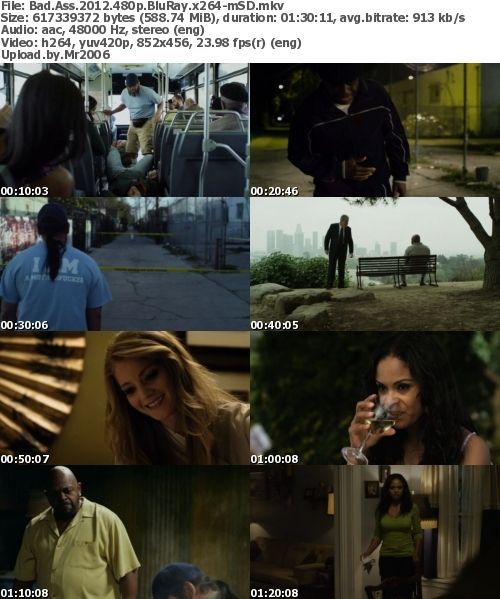 Bad Ass (2012) 480p BluRay x264 - mSD Bad Ass (2012) 480p BluRay x264 - mSD