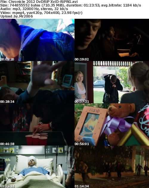 Chronicle (2012) DVDRiP XviD - RiPRG Chronicle (2012) DVDRiP XviD - RiPRG