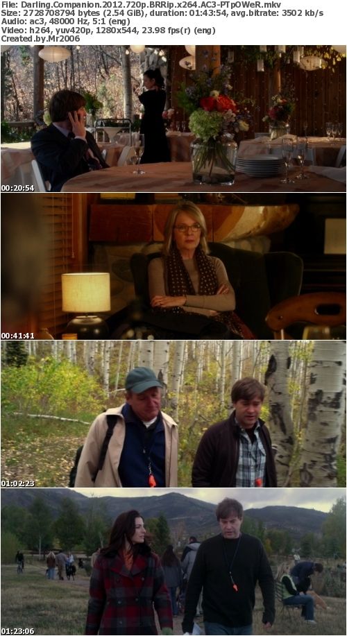 Darling Companion (2012) 720p BRRip x264 AC3-PTpOWeR Darling Companion (2012) 720p BRRip x264 AC3-PTpOWeR