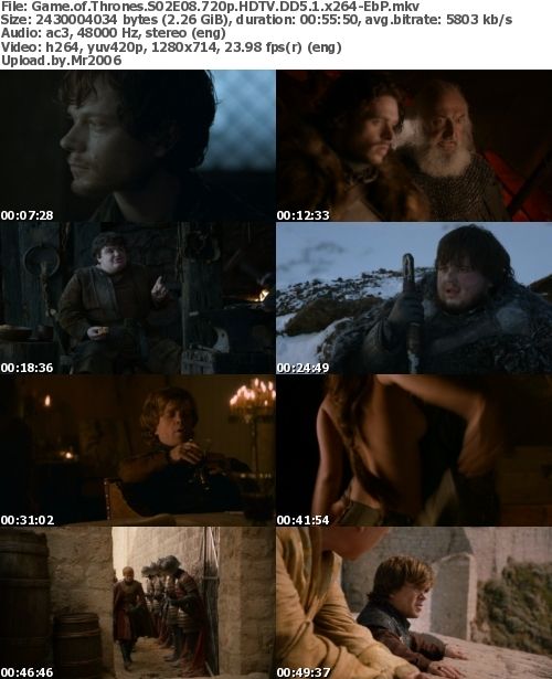 Game of Thrones S02E08 720p HDTV DD5.1 x264 - EbP Game of Thrones S02E08 720p HDTV DD5.1 x264 - EbP