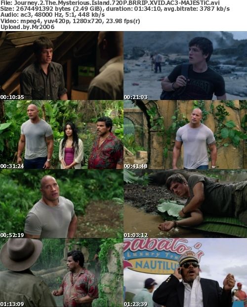 Journey 2: The Mysterious Island (2012) 720P BRRIP XVID AC3-MAJESTiC Journey 2: The Mysterious Island (2012) 720P BRRIP XVID AC3-MAJESTiC