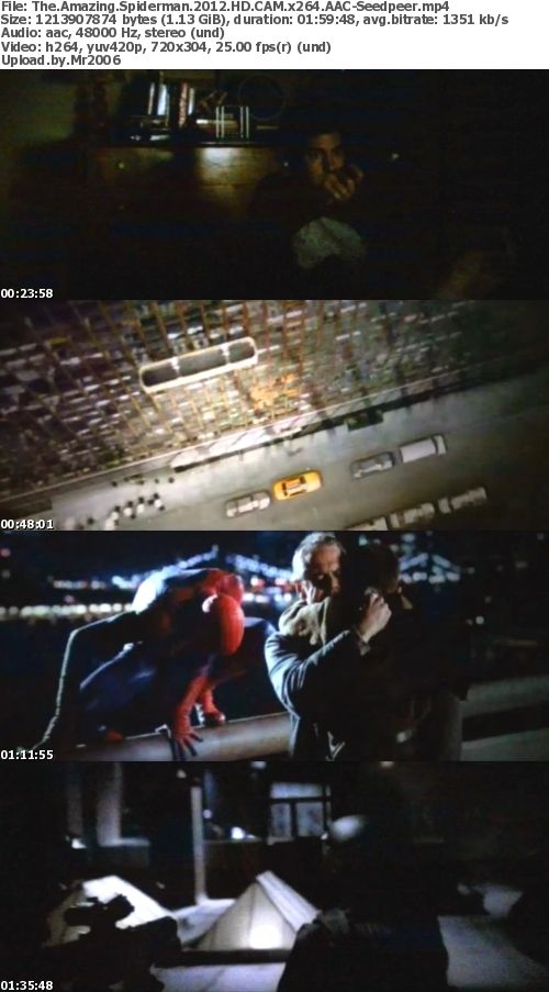 The Amazing Spiderman (2012) HDCAM x264 AAC-Seedpeer