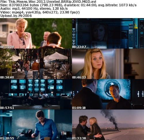 This Means War (2012) Unrated BRRip XViD - MGD This Means War (2012) Unrated BRRip XViD - MGD