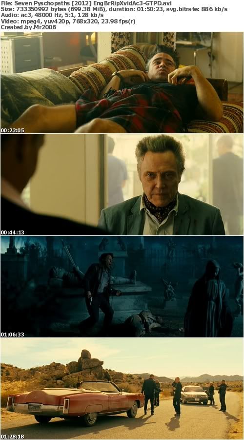 Seven Pyschopaths (2012) Eng BRRip XviD AAC-GTPD Seven Pyschopaths (2012) Eng BRRip XviD AAC-GTPD