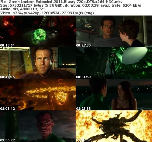 Green Lantern (2011) Extended Bluray 720p DTS x264 - HDC