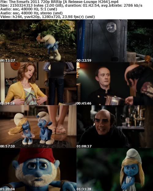 The Smurfs (2011) 720p BRRip - ARelease-Lounge