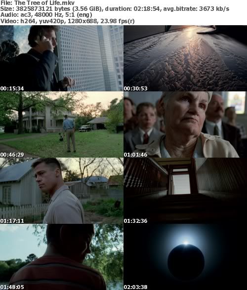 The Tree Of Life (2011) BRRip 720p x264 DXVA - MXMG