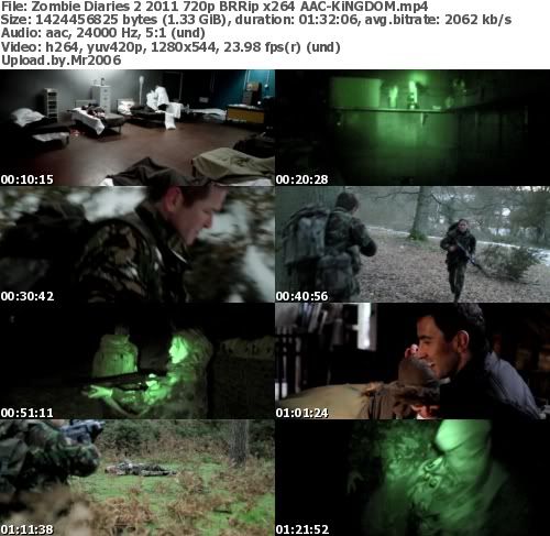 Zombie Diaries 2 (2011) 720p BRRip x264 AAC-KiNGDOM