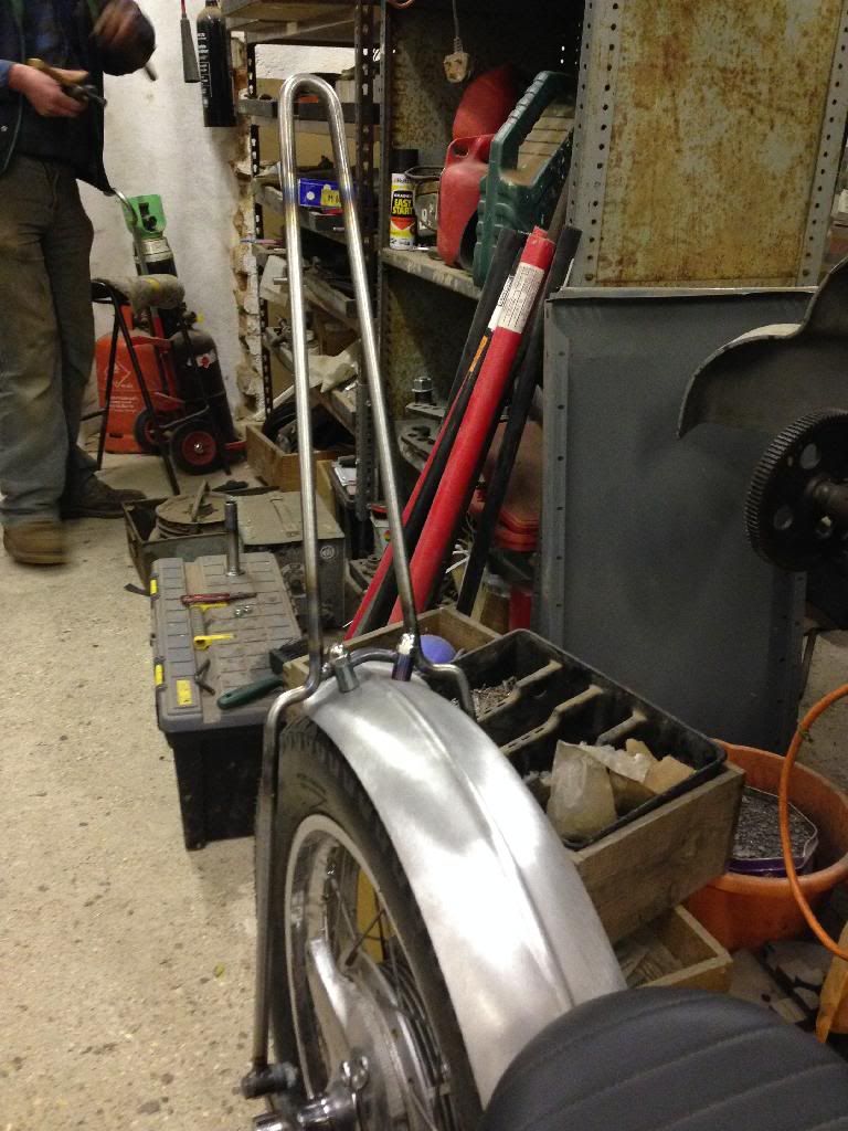 Lets see some homemade Sissy Bar set ups Page 9