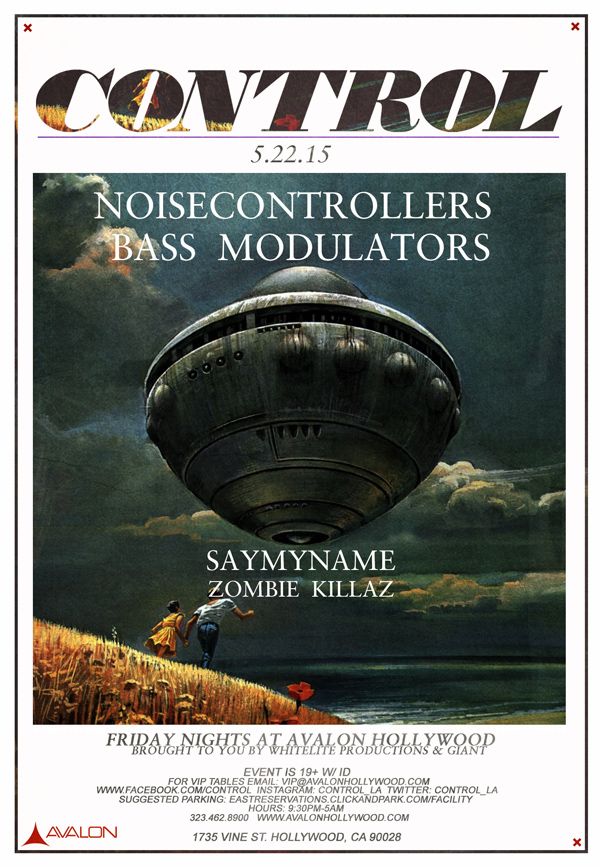 Noisecontrollers and Bass Modulators Invade CONTROL at Avalon Tonight