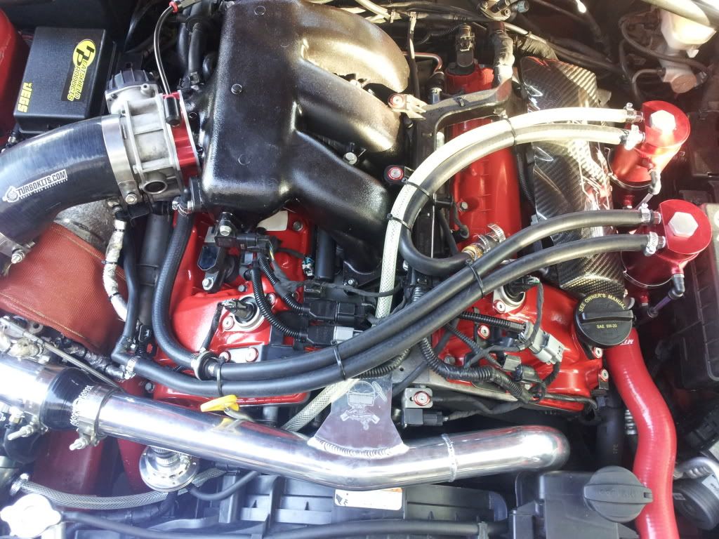 My 3.8T dual catch can setup - Hyundai Genesis Forum