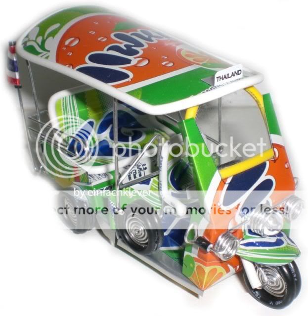 TUK TUK handmade Thailand Taxi Dosen 14 Design Auswahl