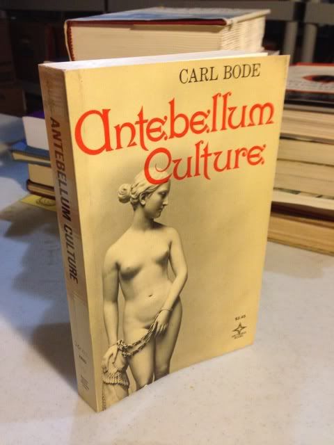 Antebellum Culture, Bode, Carl Antebellum Culture, Bode, Carl