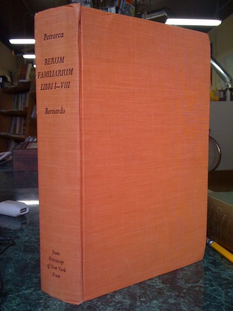 Rerum Familiarum, Vol. 1: Libri I-VIII (Bks. 1-8), Francesco Petrarca; Francesco Petrarch Rerum Familiarum, Vol. 1: Libri I-VIII (Bks. 1-8), Francesco Petrarca; Francesco Petrarch