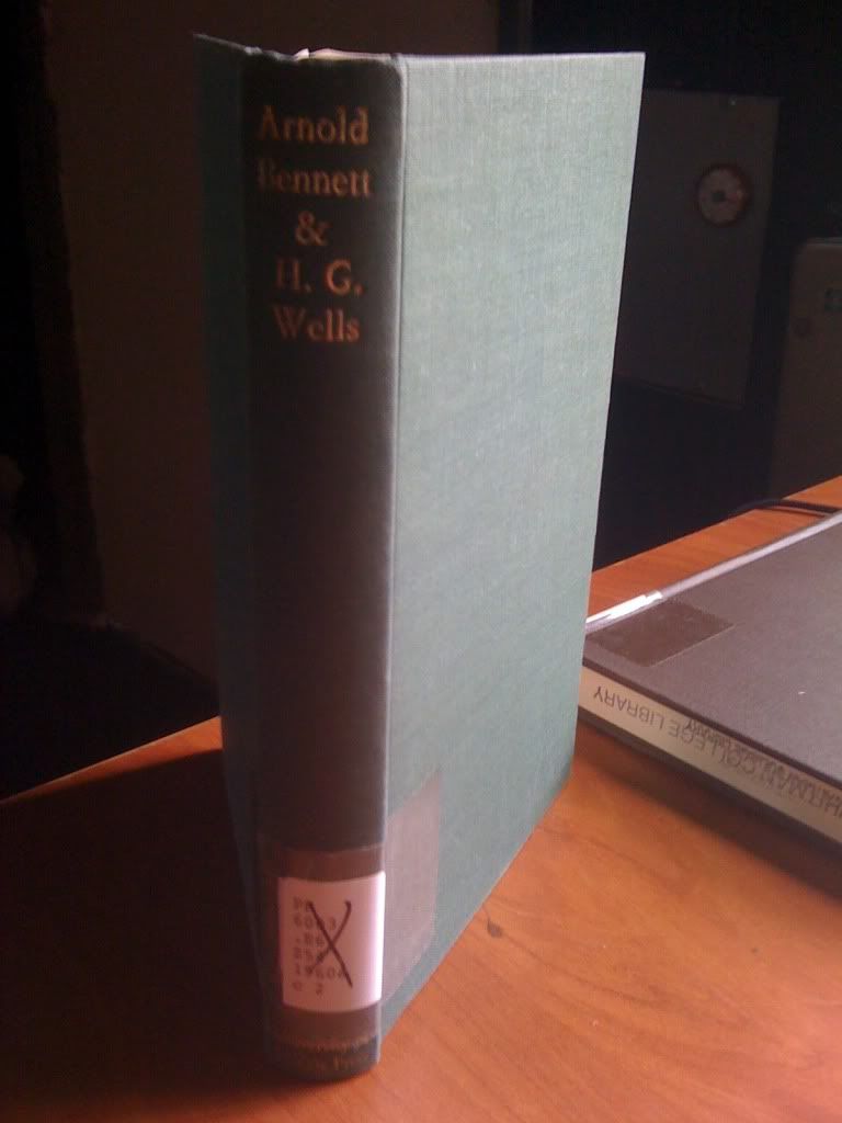 Arnold Bennett and H. G. Wells: A Record of a Personal and a Library Friendship Arnold Bennett and H. G. Wells: A Record of a Personal and a Library Friendship