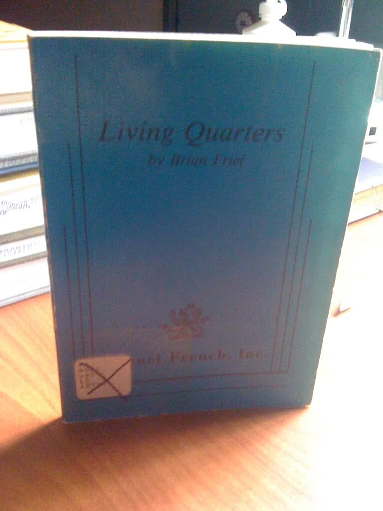 Living quarters, Friel, Brian Living quarters, Friel, Brian