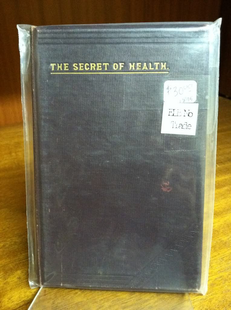 Image for THE SECRET OF HEALTH, WITH THE STORY OF THE MISSING BAG