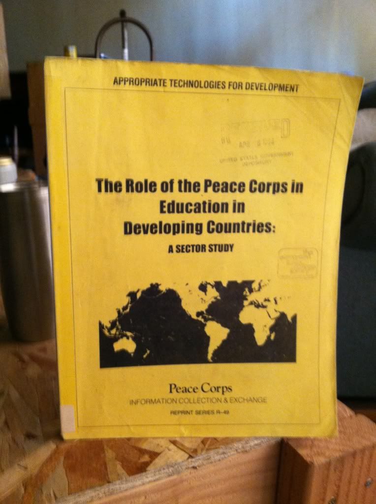 The Role Of The Peace Corps In Education In Developing Countries: A Sector Study, n/a The Role Of The Peace Corps In Education In Developing Countries: A Sector Study, n/a