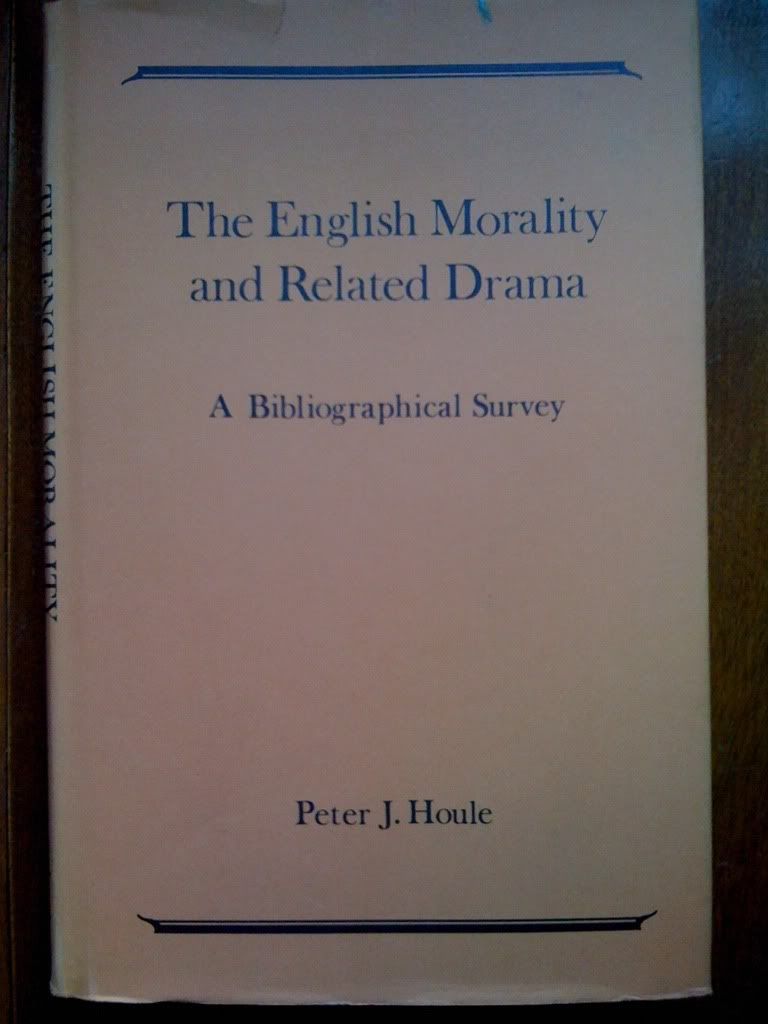 Image for The English morality and related drama;: A bibliographical survey