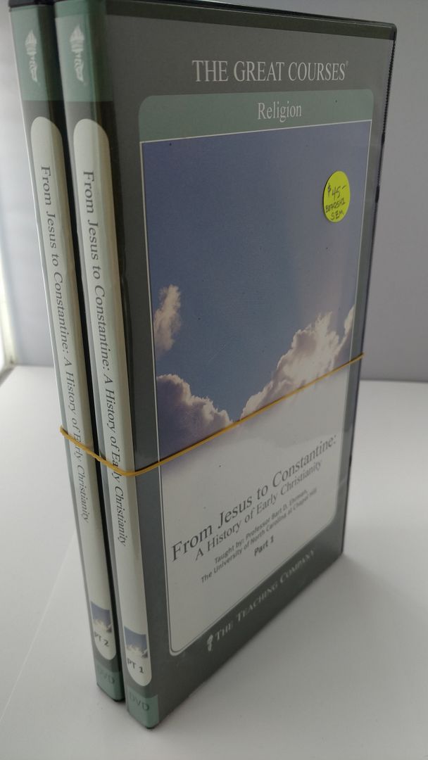 From Jesus to Constantine: A History of Early Christianity in Two Parts ( The Great Courses: Religion ) 4 DVD's & 2 Study Guides, Bart D. Ehrman From Jesus to Constantine: A History of Early Christianity in Two Parts ( The Great Courses: Religion ) 4 DVD's & 2 Study Guides, Bart D. Ehrman