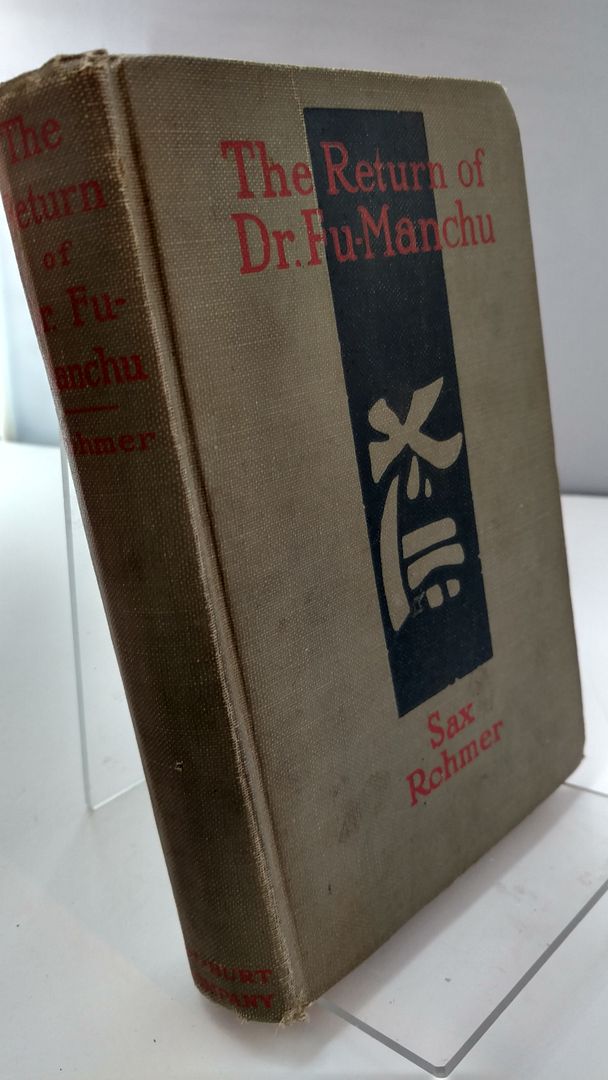 The Return Of Dr. Fu-Manchu, ROHMER, Sax The Return Of Dr. Fu-Manchu, ROHMER, Sax