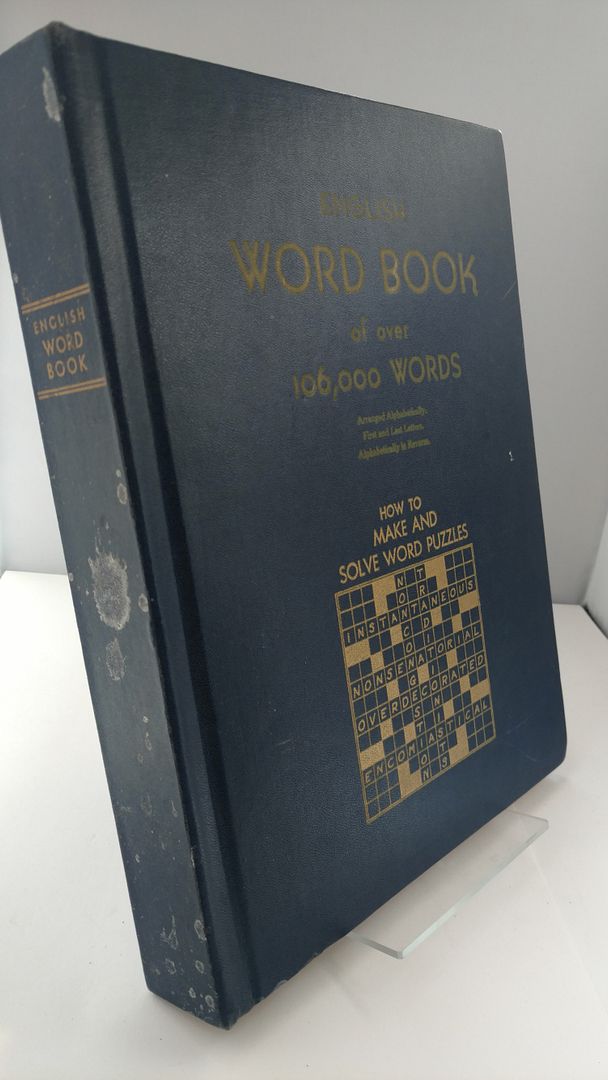 English Word Book of Over 106,000 Words: How to Make and Solve Crossword Puzzles, the Brockway Clan English Word Book of Over 106,000 Words: How to Make and Solve Crossword Puzzles, the Brockway Clan