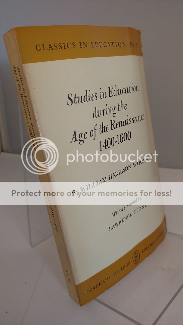 Image for Studies in education during the age of the Renaissance, 1400-1600 (Classics in education)
