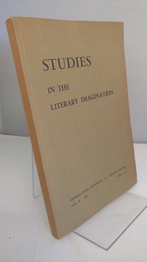 Image for Studies in the Literary Imagination Vol IV # 1 April 1971