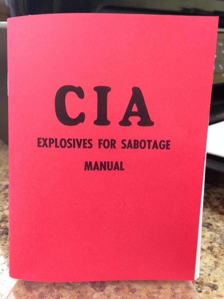 CIA Explosives for Sabotage Manual, CIA CIA Explosives for Sabotage Manual, CIA