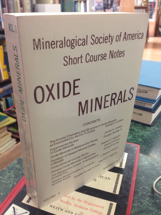 Oxide Minerals, Douglas Rumble III (Ed. ) Oxide Minerals, Douglas Rumble III (Ed. )