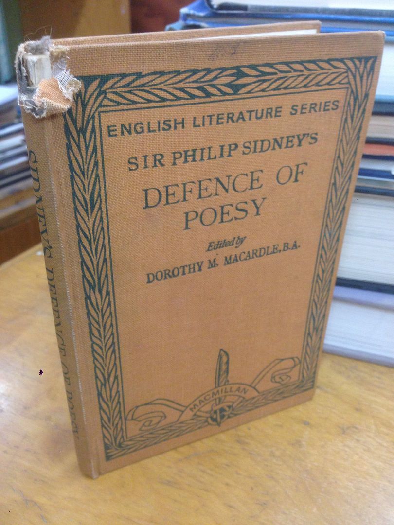 Sir Philip Sidney's Defence of Posey, Sidney, Sir Philip; Edited By Dorothy M. MacArdle Sir Philip Sidney's Defence of Posey, Sidney, Sir Philip; Edited By Dorothy M. MacArdle