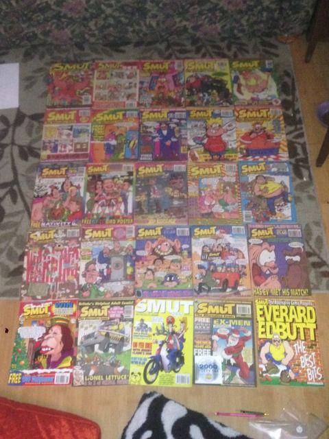 Smut The Alternative Comic x25 Issue Lot Britain's Adult Comic UK Europe Magazine, Ward, Clive & Fulep, Tom Smut The Alternative Comic x25 Issue Lot Britain's Adult Comic UK Europe Magazine, Ward, Clive & Fulep, Tom