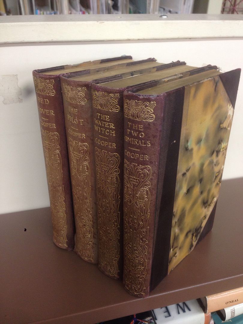 Four Volume James Fenimore Cooper Set Custom Rebound: The Water Witch, The Two Admirals, The Pilot and Red Rover, Cooper, James Fenimore Four Volume James Fenimore Cooper Set Custom Rebound: The Water Witch, The Two Admirals, The Pilot and Red Rover, Cooper, James Fenimore