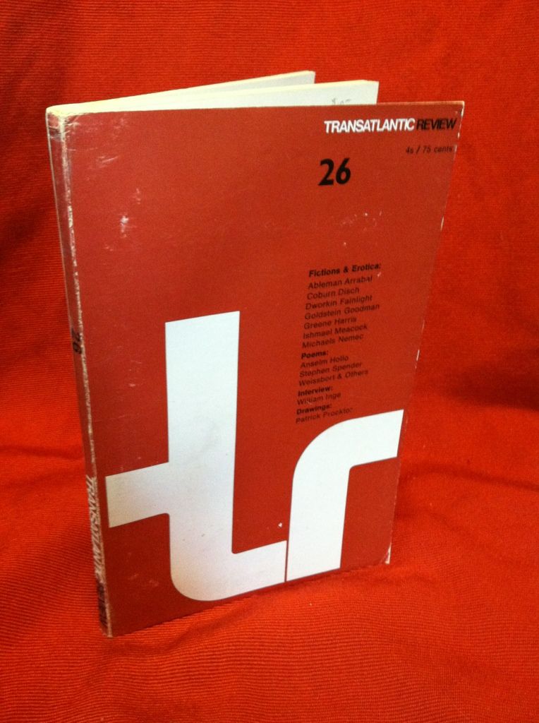 Transatlantic Review 26 Autumn 1967, McCrindle, J. F., Ed. Transatlantic Review 26 Autumn 1967, McCrindle, J. F., Ed.