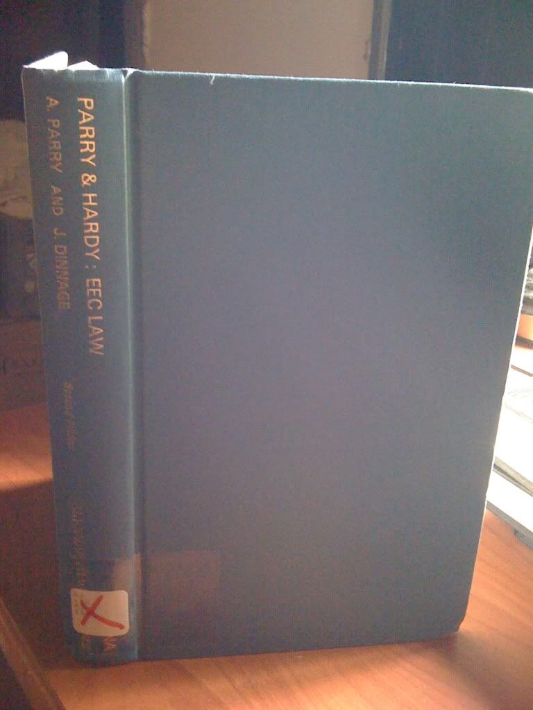 Eec Law (European practice series), Parry, Anthony Eec Law (European practice series), Parry, Anthony