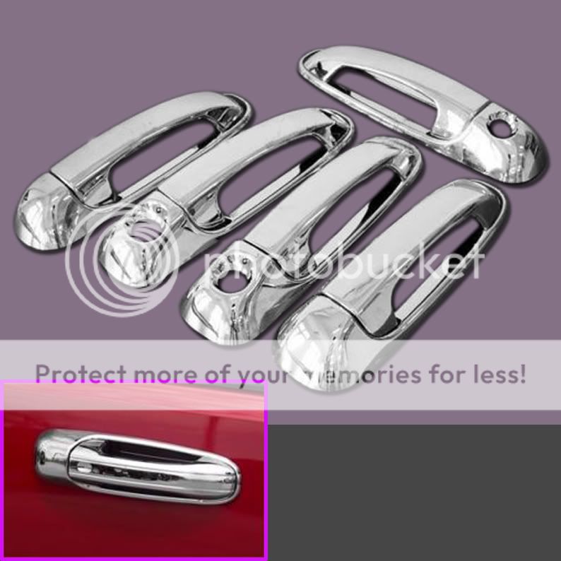 02 07 Jeep Liberty Chrome Door + Tailgate Handle Covers  