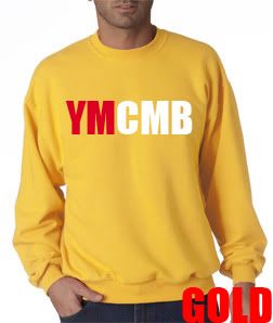 New YMCMB Young Money Cash Money Lil Wayne Weezy Drake Crew Neck Sweat 