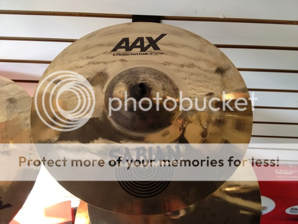 Sabian Aaxplosion Fast Crash Cymbal 14 Display Cymbal